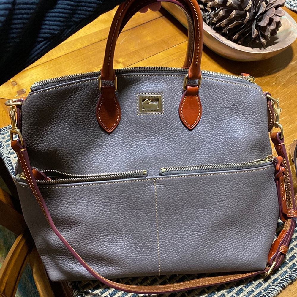 Dooney and Bourke Double Pocket Satchel